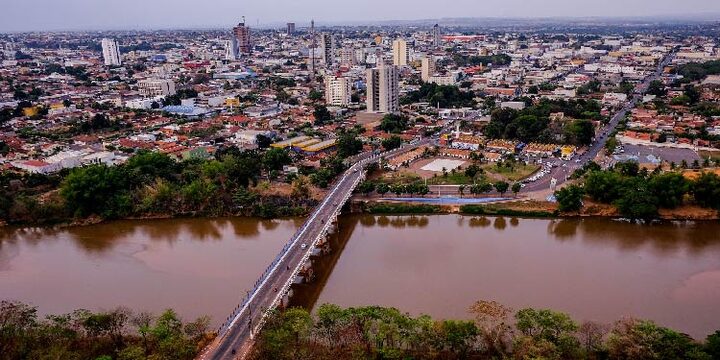 Foto aérea de Rondonópolis