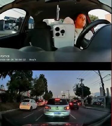 Crime aconteceu na Avenida Presidente Tancredo Neves, no Ipiranga, Zona Sul da capital. Câmera insta